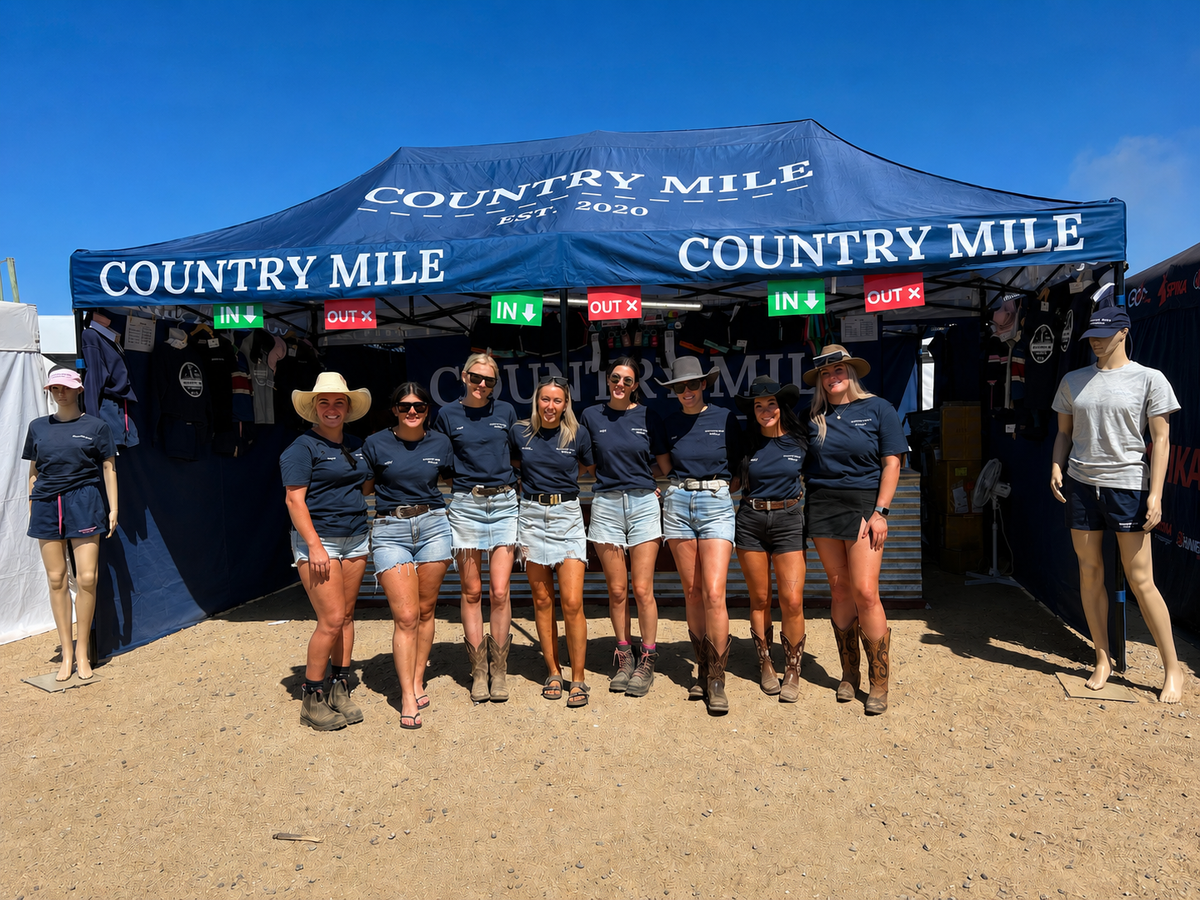 Country Mile team at the Deni Ute Muster stall