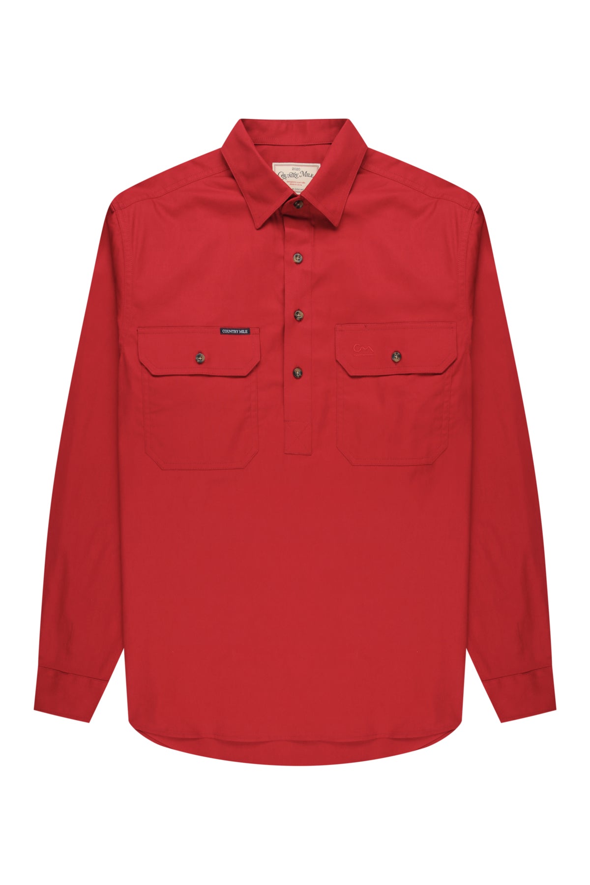 Mallee Work Shirt - Half Button