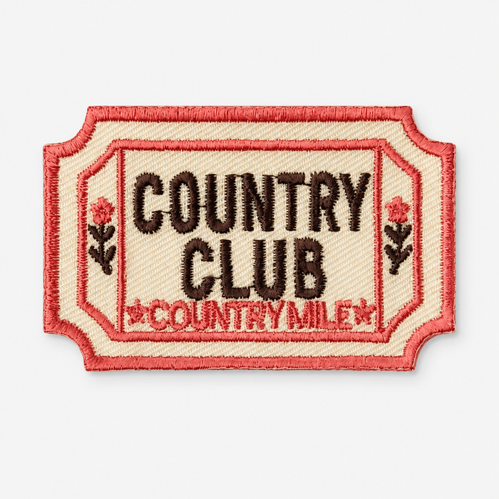 Country Club Velcro Patch