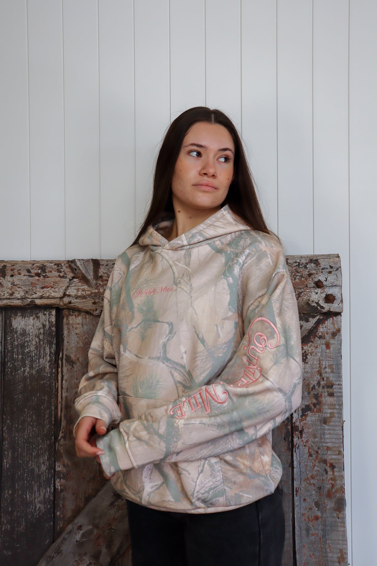 Ladies Camo Hoodie