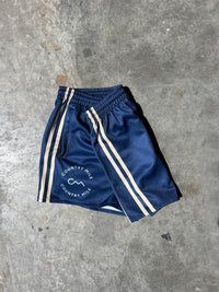 Footy Shorts - Navy & Tan