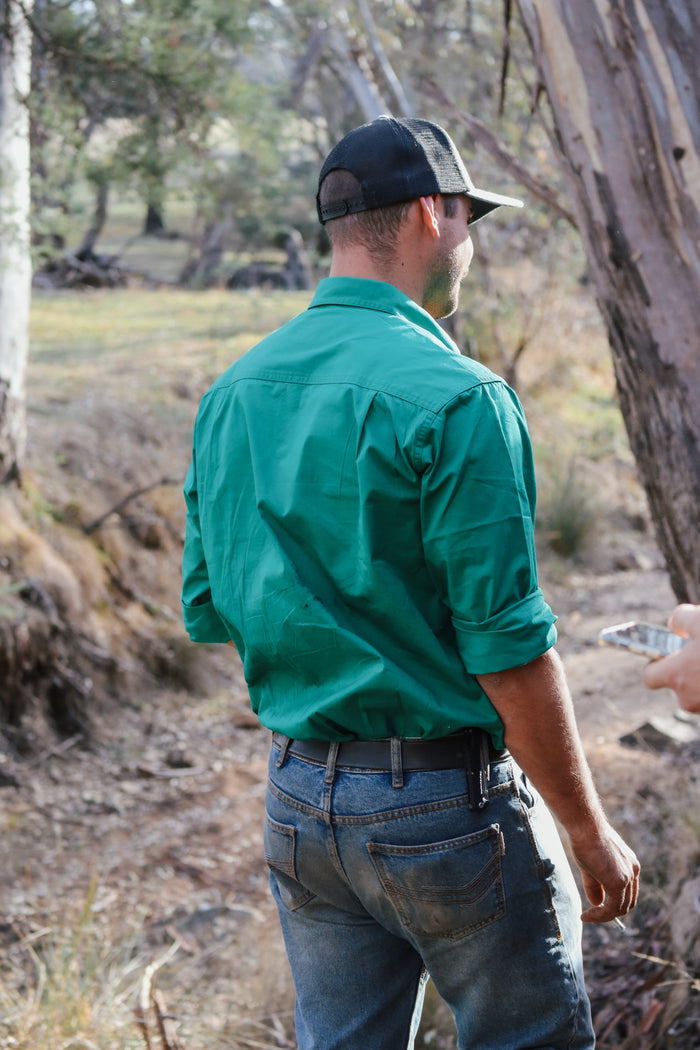 Mallee Work Shirt - Half Button