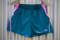 Rugby Shorts - Green and Pink Stripe