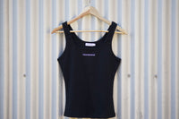 Ladies Ribbed Scoop Singlet