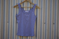 Ladies Ribbed Scoop Singlet